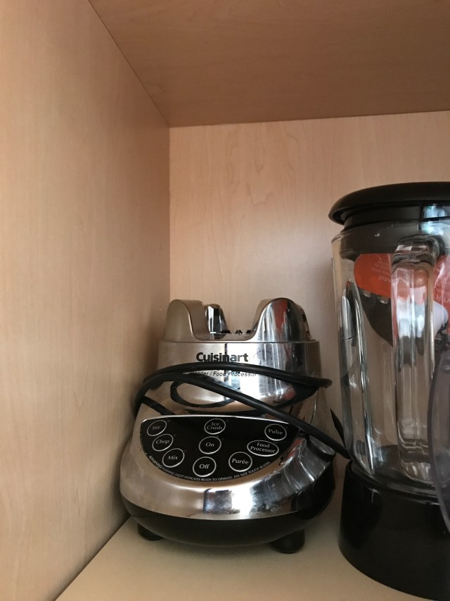 Cuisinart Blender in a Cupboard