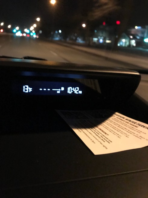 Subaru Impreza, out of gas